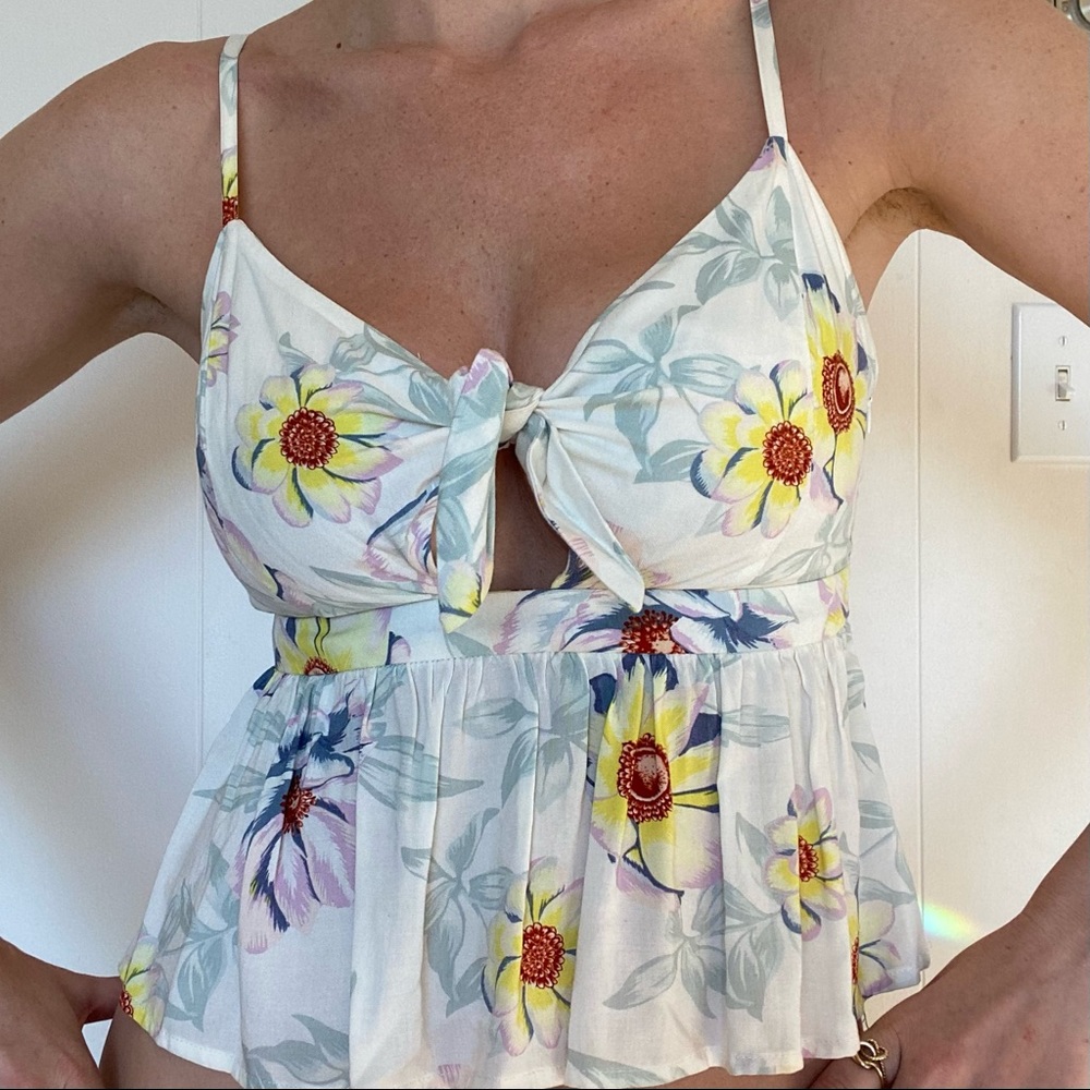 New Look floral top